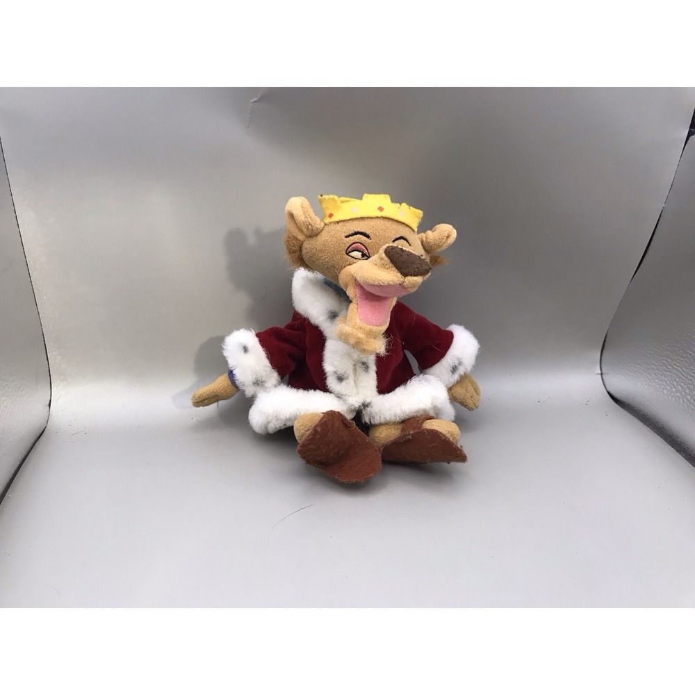The Disney Store‎ Prince John From Robin Hood 9" Beanbag Bean Bag Beanie RETIRED